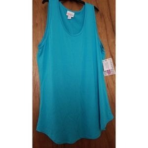 LuLaRoe blue tank